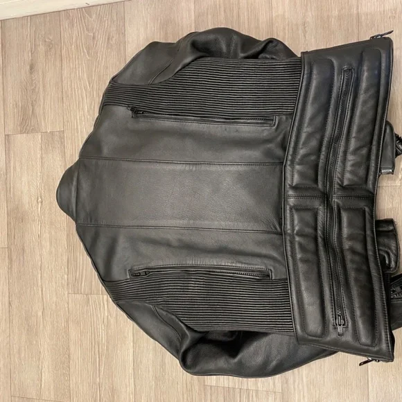 Leather Motorcycle Jacket - Picture 9 of 14